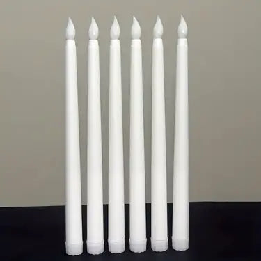 Artificial long Led Candles - Pack of 2